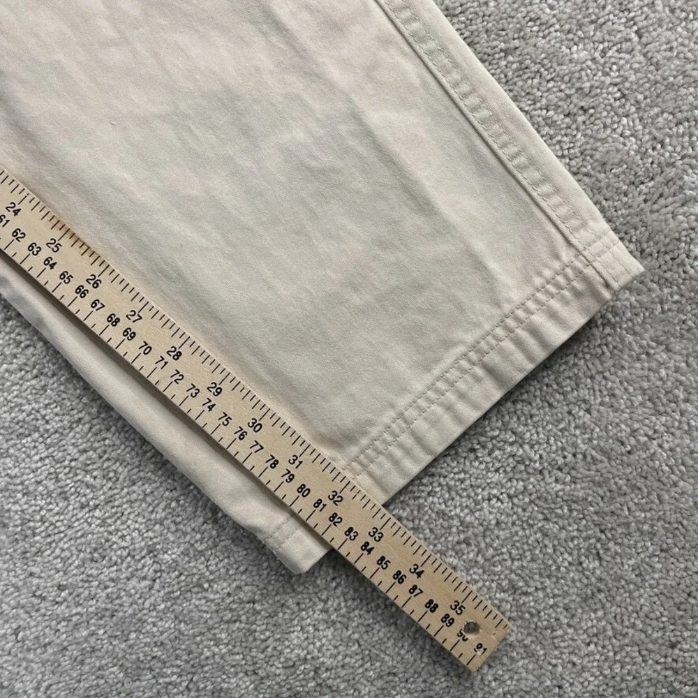 VINTAGE Quiksilver Pants Mens‎ 36 (Fits 35x32) Khaki Cargo Baggy Skater Y2K
